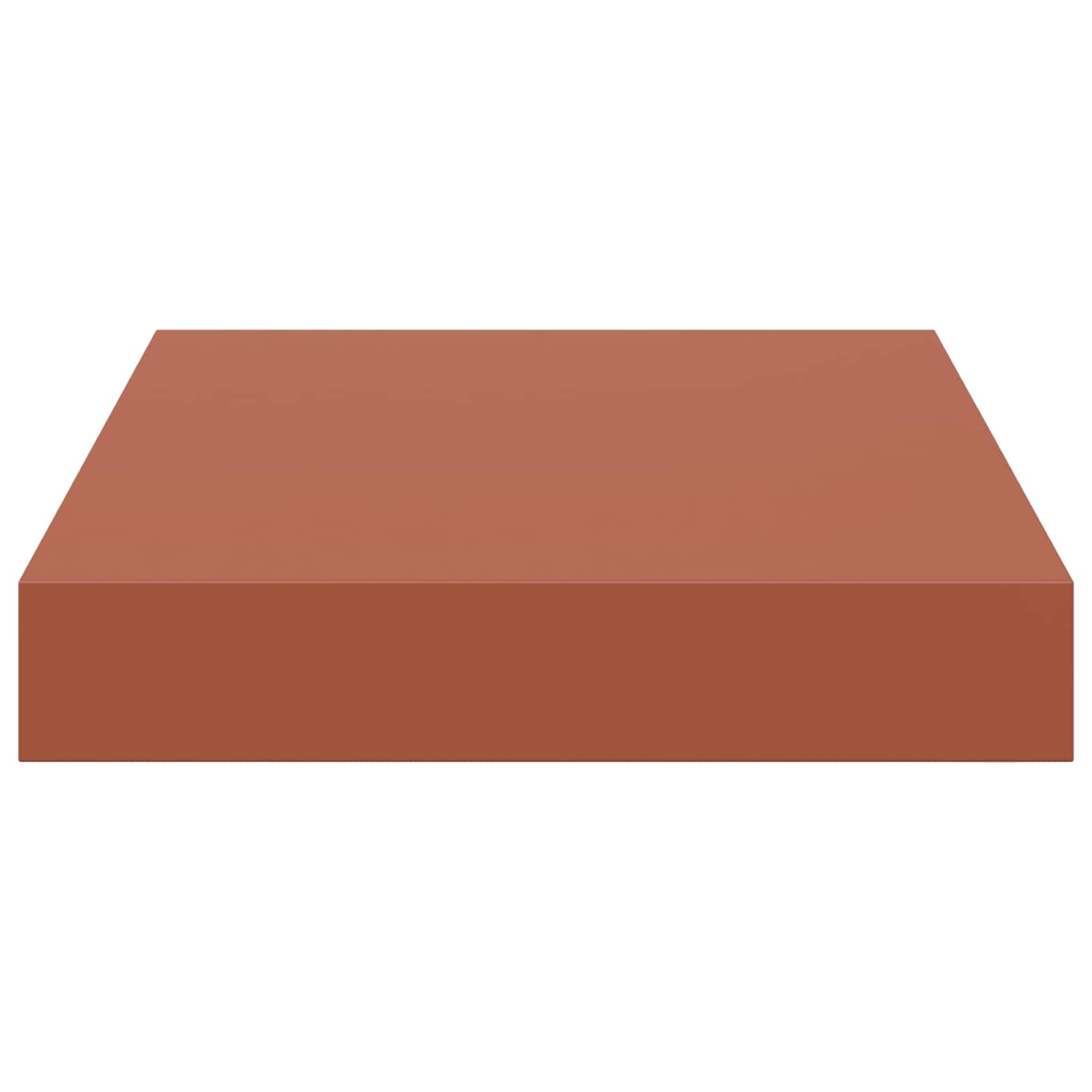 vidaXL Półka ścienna z przechowywaniem 2 pcs Czerwony 23 x 23,5 x 4 cm