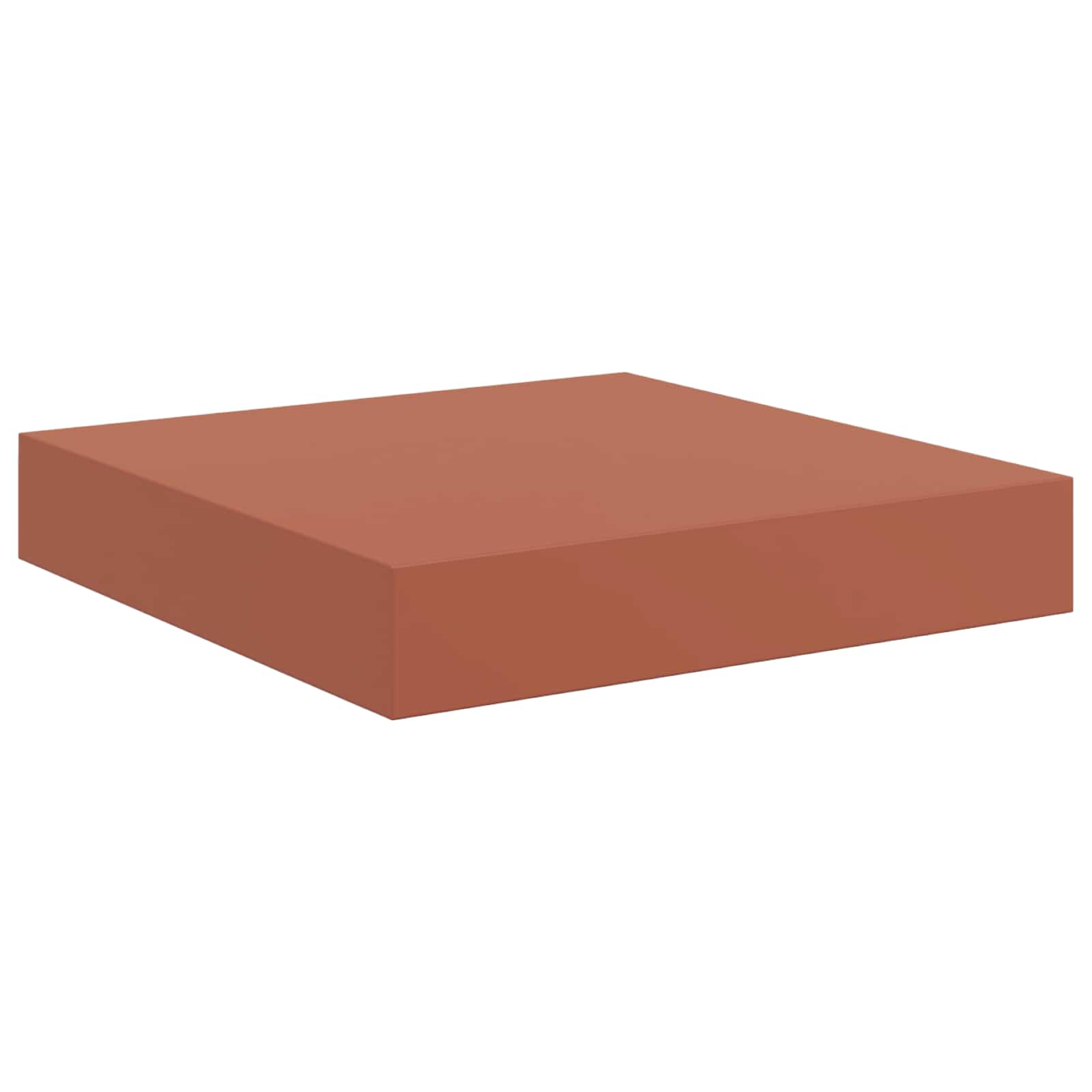 vidaXL Półka ścienna z przechowywaniem 4 pcs Czerwony 23 x 23,5 x 4 cm