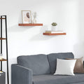 vidaXL Półka ścienna z przechowywaniem 2 pcs Czerwony 40 x 23,5 x 4 cm