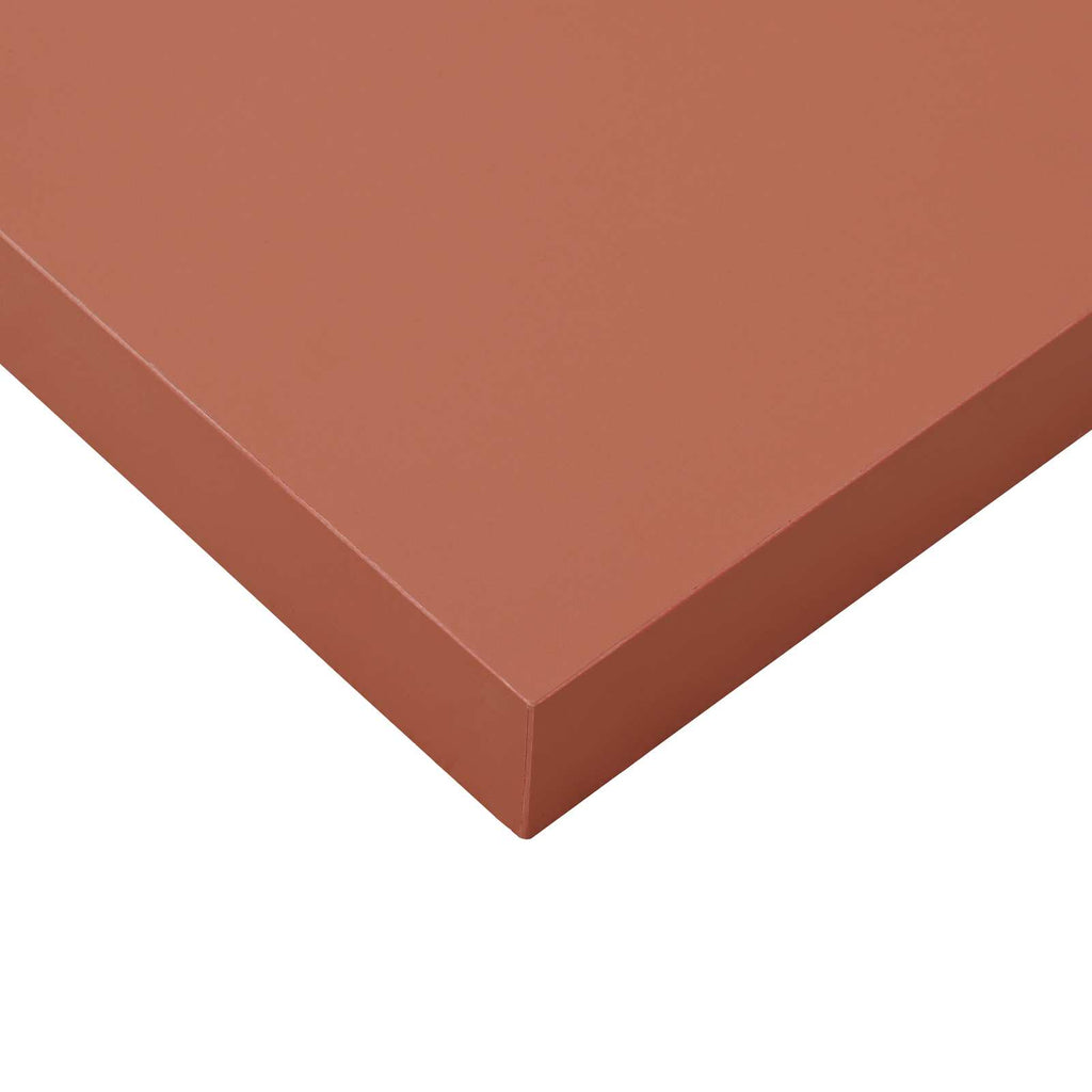 vidaXL Półka ścienna z przechowywaniem 4 pcs Czerwony 40 x 23,5 x 4 cm