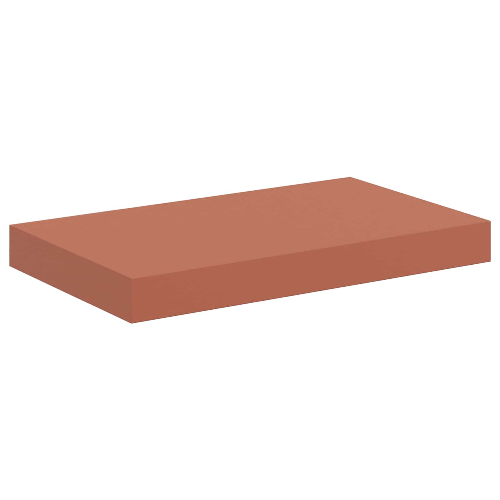 vidaXL Półka ścienna z przechowywaniem 4 pcs Czerwony 40 x 23,5 x 4 cm