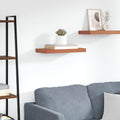 vidaXL Półka ścienna Czerwony 50 x 23 x 4 cm Materiał drewnopochodny