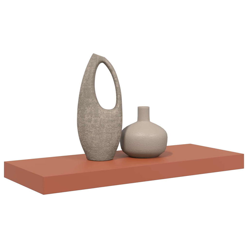 vidaXL Półka ścienna Czerwony 60 x 23 x 4 cm Materiał drewnopochodny