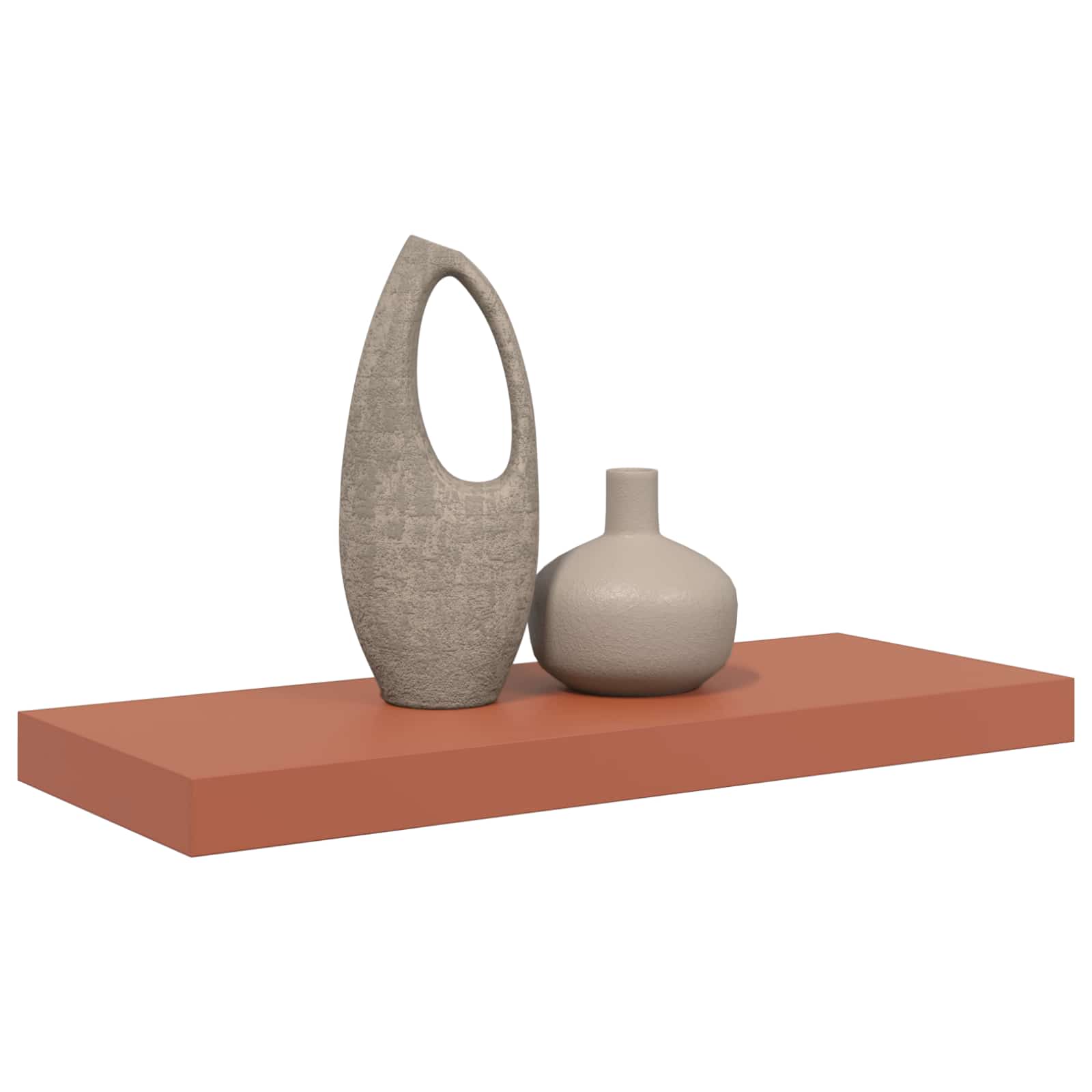 vidaXL Półka ścienna Czerwony 60 x 23 x 4 cm Materiał drewnopochodny