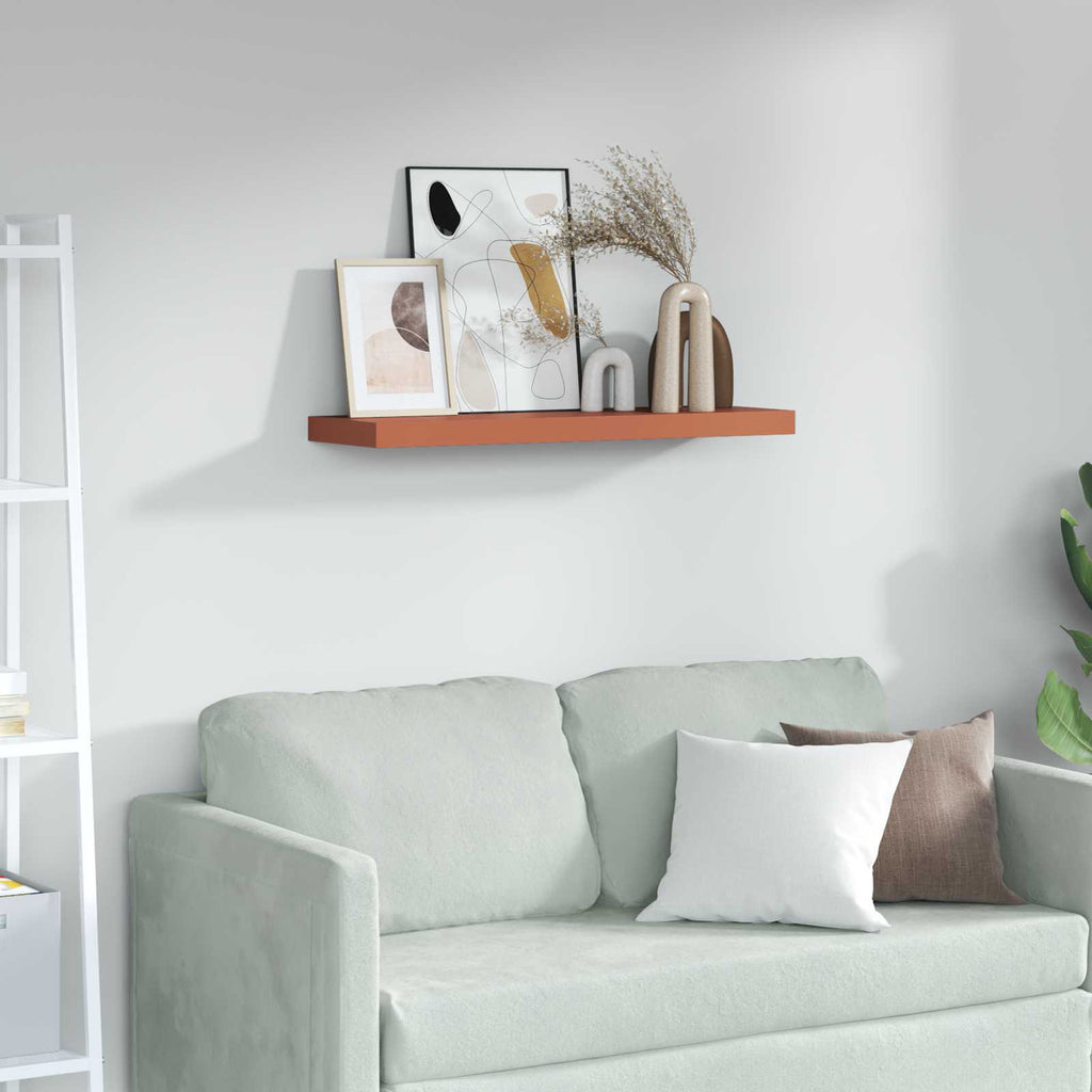vidaXL Półka ścienna Czerwony 90 x 23,5 x 4 cm Materiał drewnopochodny