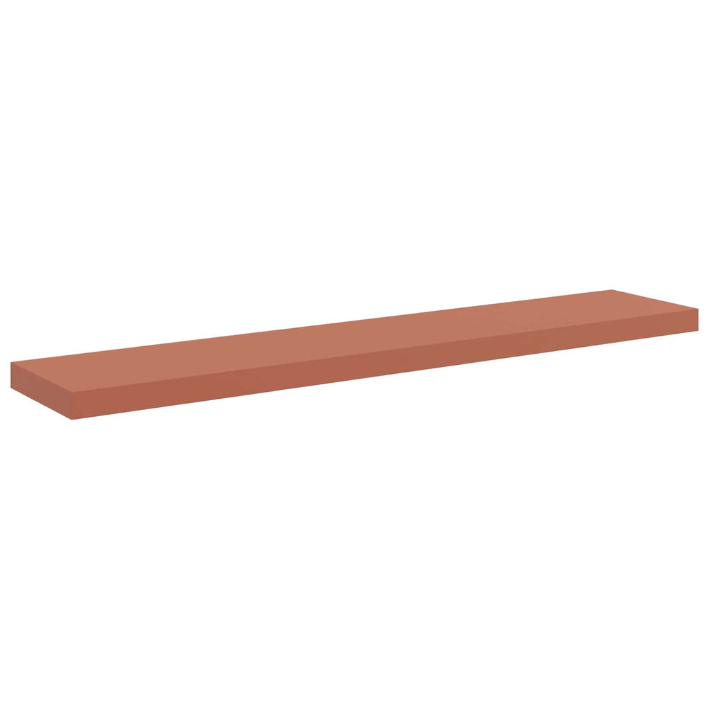 vidaXL Półka ścienna 2 pcs Czerwony 120 x 23,5 x 4 cm
