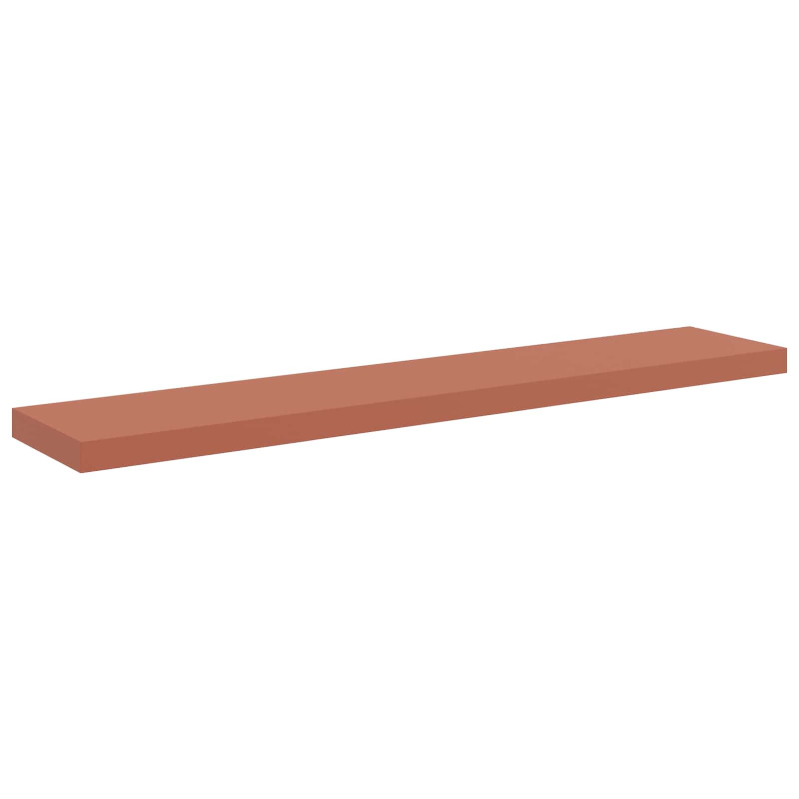 vidaXL Półka ścienna 2 pcs Czerwony 120 x 23,5 x 4 cm