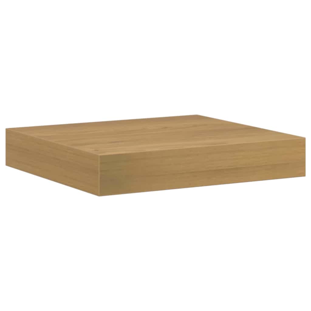 vidaXL Półka ścienna z przechowywaniem 2 pcs Brązowy 23 x 23,5 x 4 cm