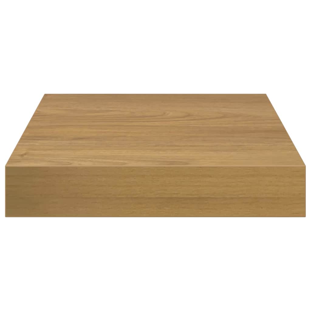 vidaXL Półka ścienna z przechowywaniem 2 pcs Brązowy 23 x 23,5 x 4 cm
