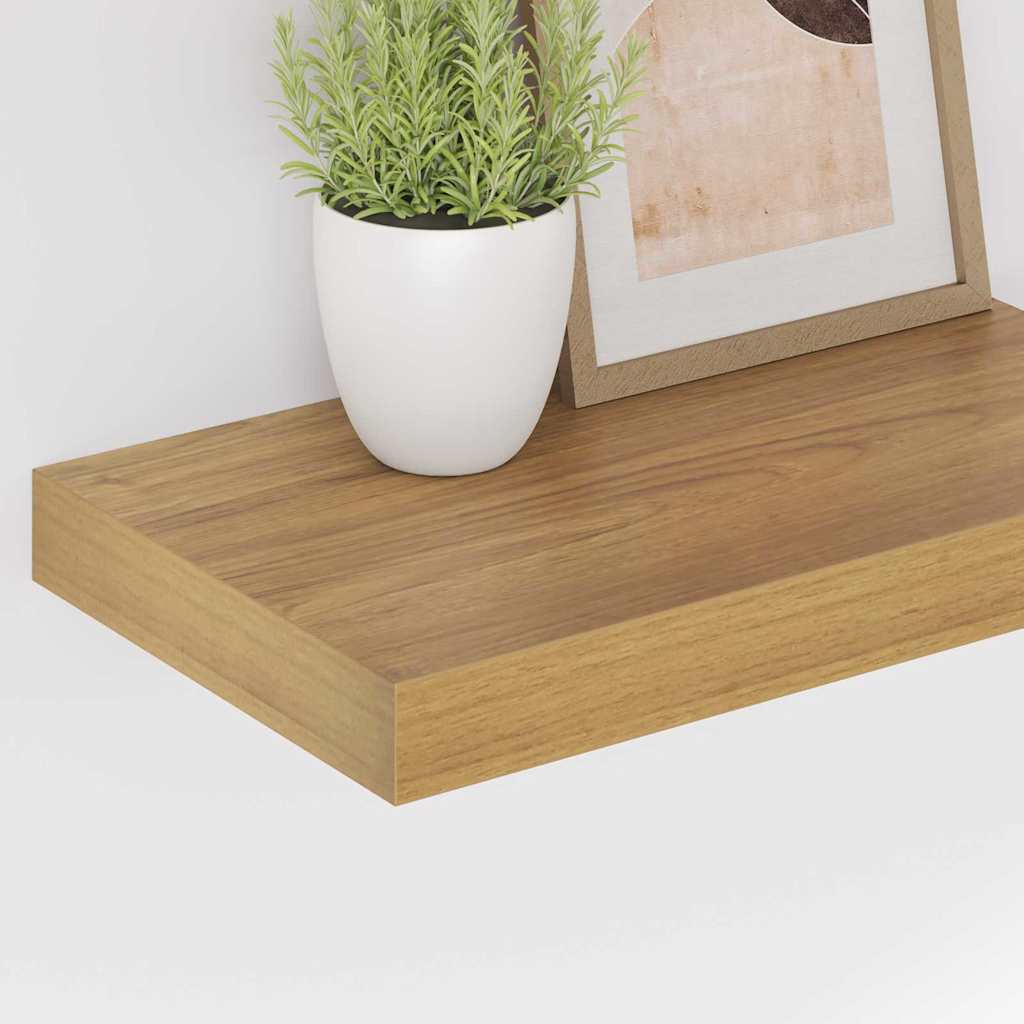 vidaXL Półka ścienna Brązowy 40 x 23,5 x 4 cm Materiał drewnopochodny