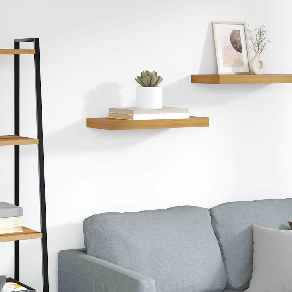 vidaXL Półka ścienna Brązowy 50 x 23 x 4 cm Materiał drewnopochodny