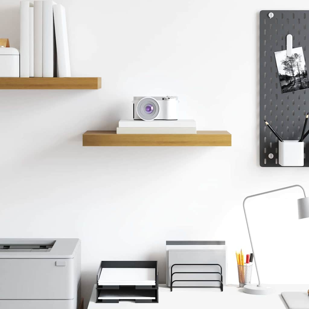vidaXL Półka ścienna Brązowy 50 x 23 x 4 cm Materiał drewnopochodny