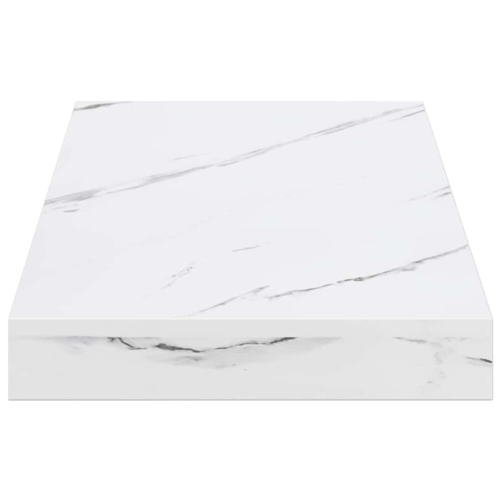 vidaXL Półka ścienna Montowane na ścianie Biały marmur 50 x 23 x 4 cm