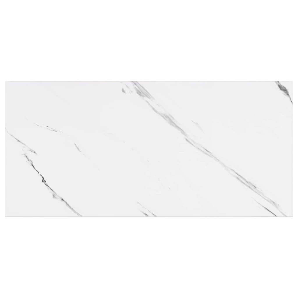 vidaXL Półka ścienna 4 pcs Biały marmur 50 x 23,5 x 4 cm
