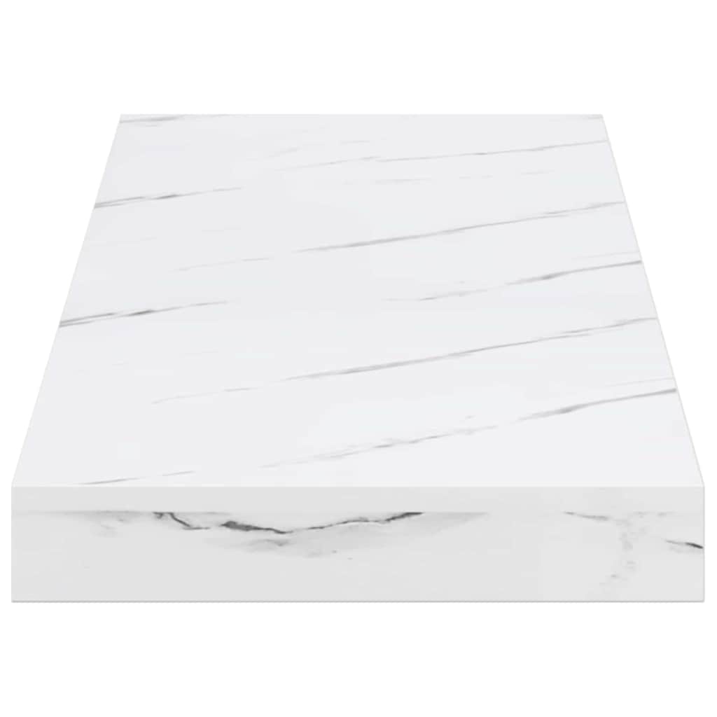 vidaXL Półka ścienna 4 pcs Biały marmur 60 x 23 x 4 cm