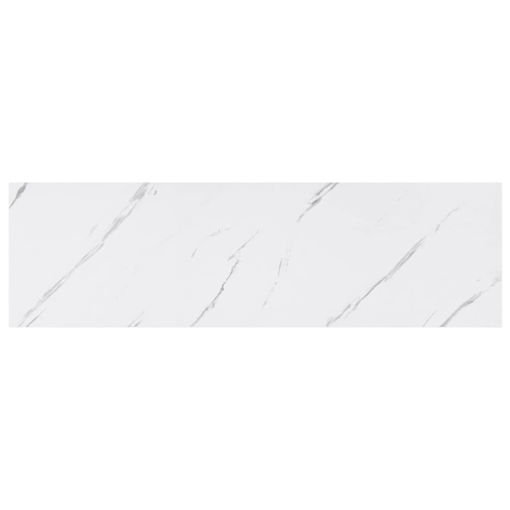 vidaXL Półka ścienna 2 pcs Biały marmur 90 x 23,5 x 4 cm