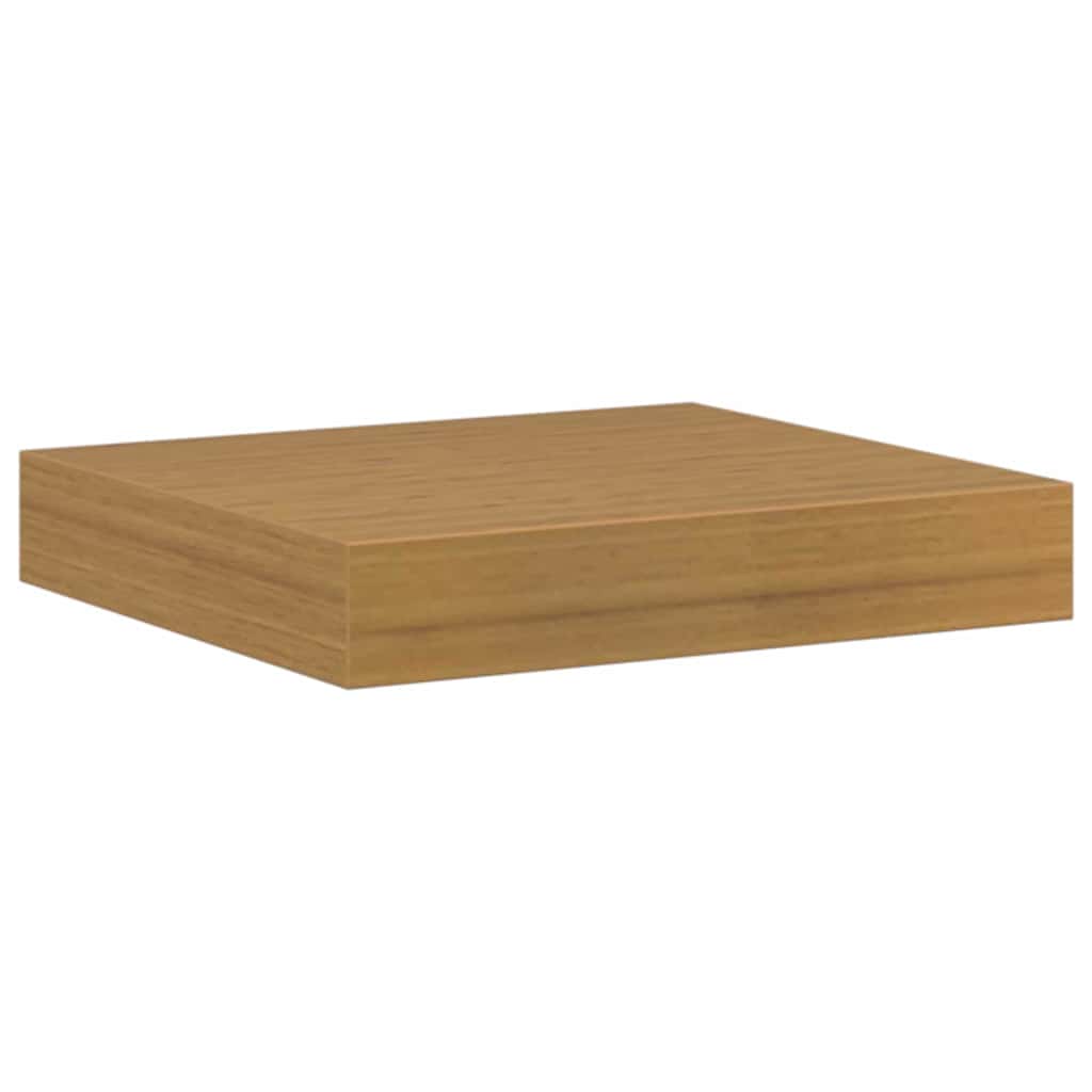 vidaXL Półka ścienna Beżowy 23 x 23,5 x 4 cm Materiał drewnopochodny