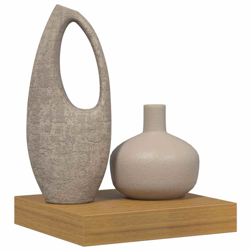 vidaXL Półka ścienna Beżowy 23 x 23,5 x 4 cm Materiał drewnopochodny