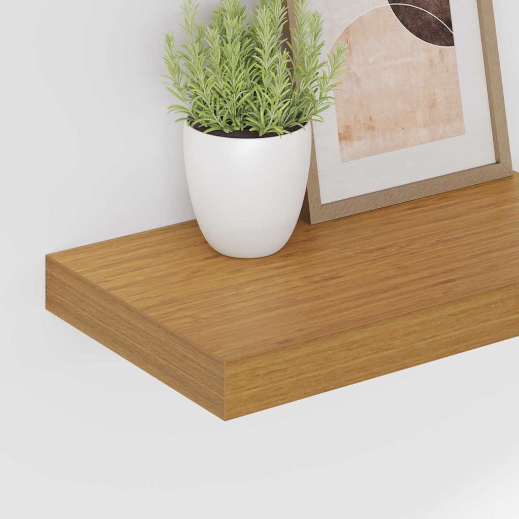 vidaXL Półka ścienna Beżowy 40 x 23,5 x 4 cm Materiał drewnopochodny