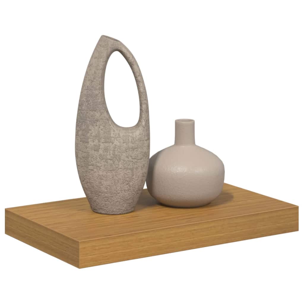 vidaXL Półka ścienna Beżowy 40 x 23,5 x 4 cm Materiał drewnopochodny