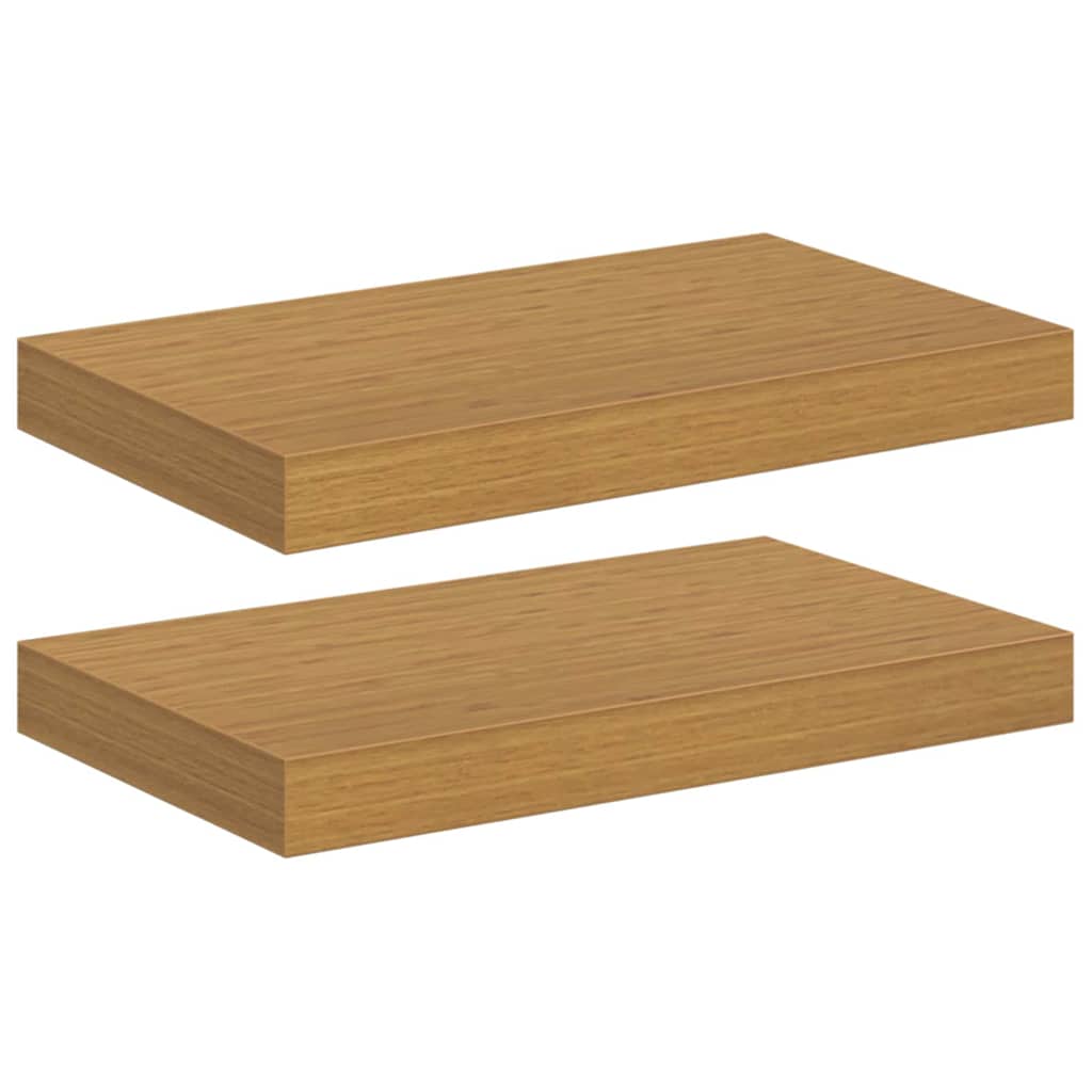 vidaXL Półka ścienna z przechowywaniem 2 pcs Beżowy 40 x 23,5 x 4 cm
