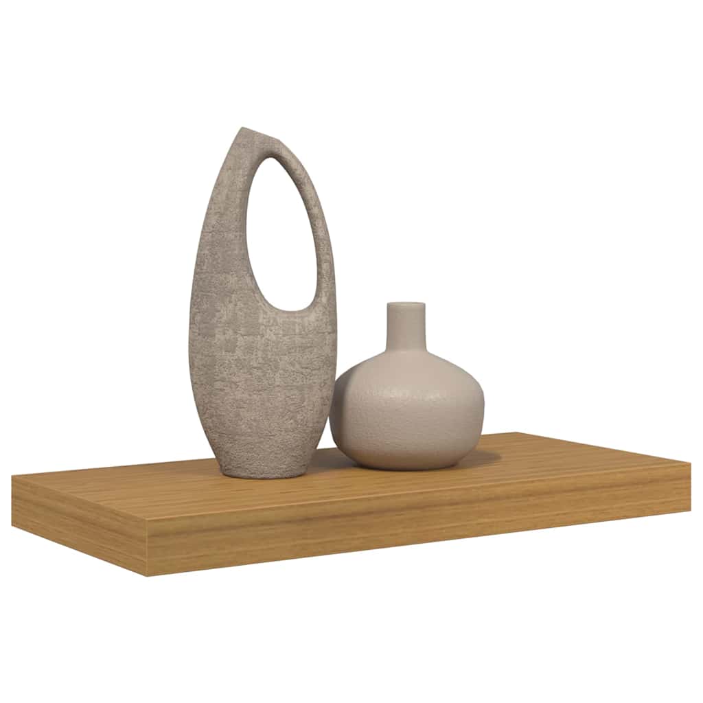 vidaXL Półka ścienna Beżowy 50 x 23 x 4 cm Materiał drewnopochodny
