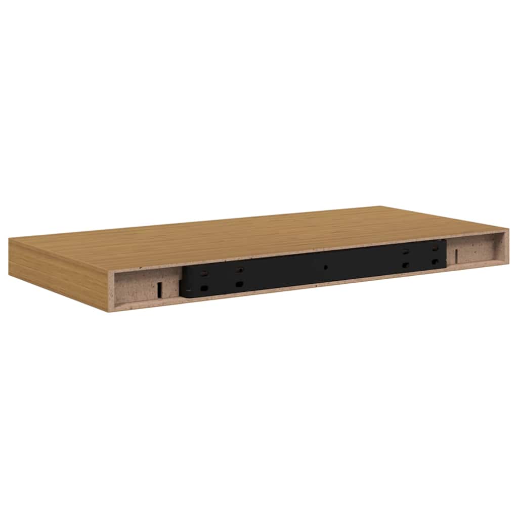 vidaXL Półka ścienna Montowane na ścianie 2 pcs Beżowy 50 x 23 x 4 cm