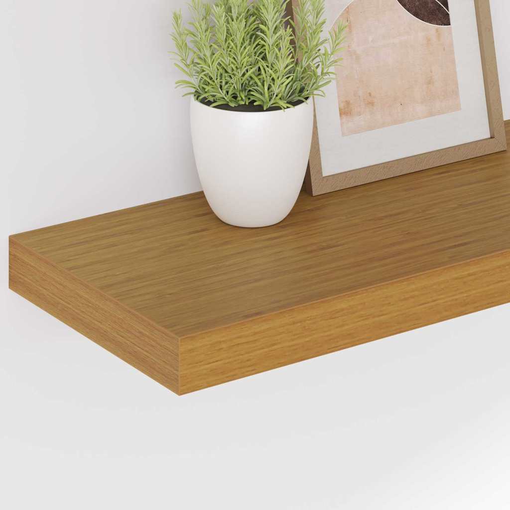 vidaXL Półka ścienna Beżowy 60 x 23 x 4 cm Materiał drewnopochodny