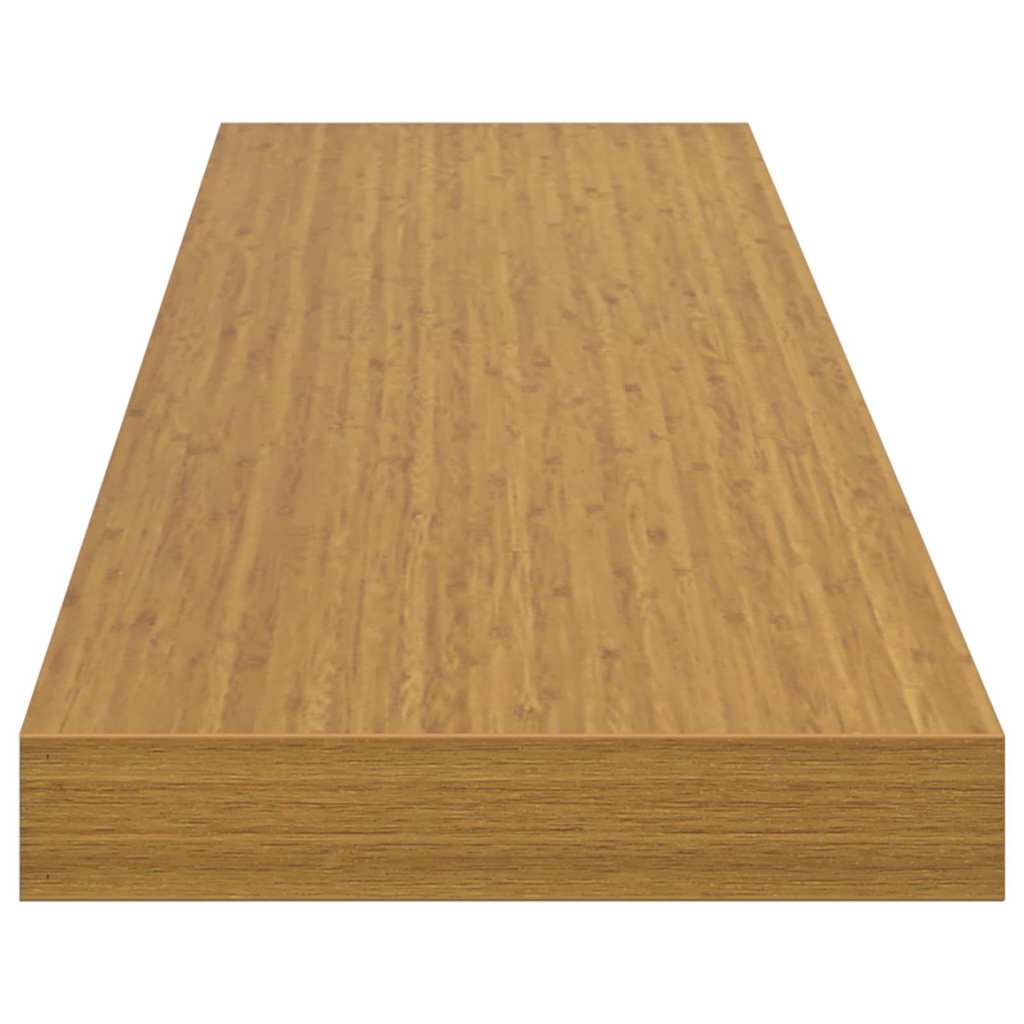 vidaXL Półka ścienna Beżowy 120 x 23,5 x 4 cm Materiał drewnopochodny