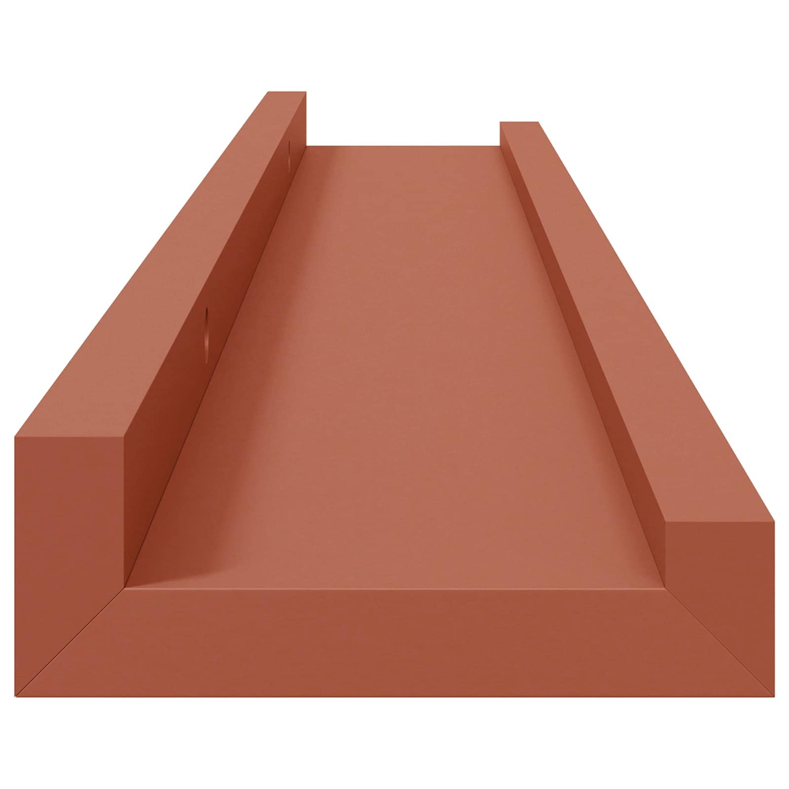 vidaXL Półka ścienna Do montażu na ścianie 2 pcs Czerwony