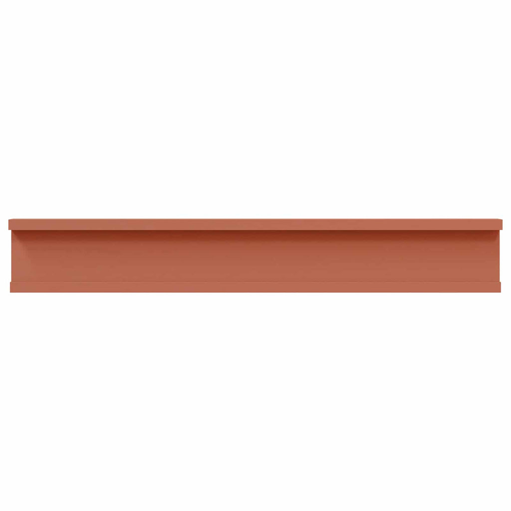 vidaXL Półka ścienna Do montażu na ścianie 2 pcs Czerwony