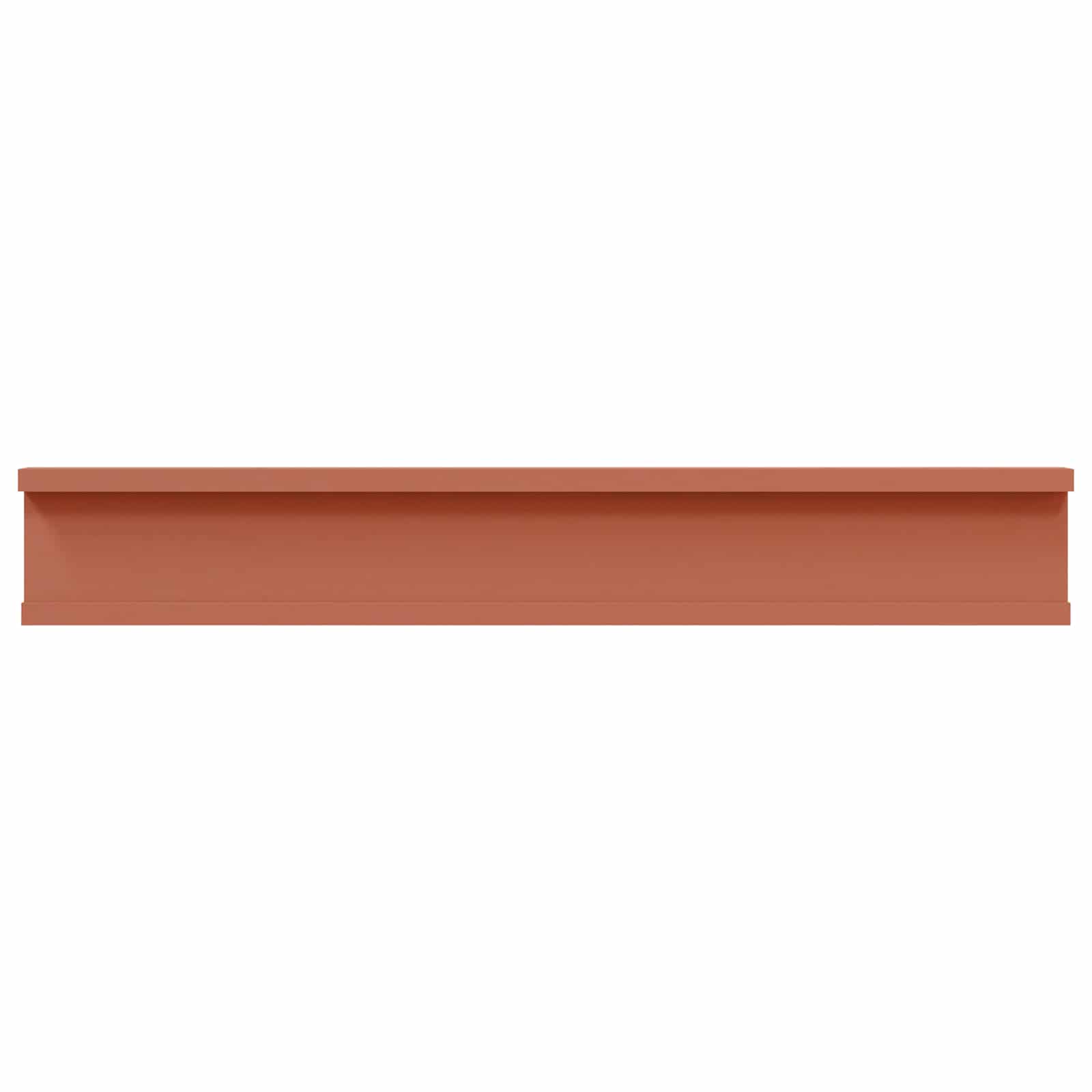 vidaXL Półka ścienna Do montażu na ścianie 2 pcs Czerwony