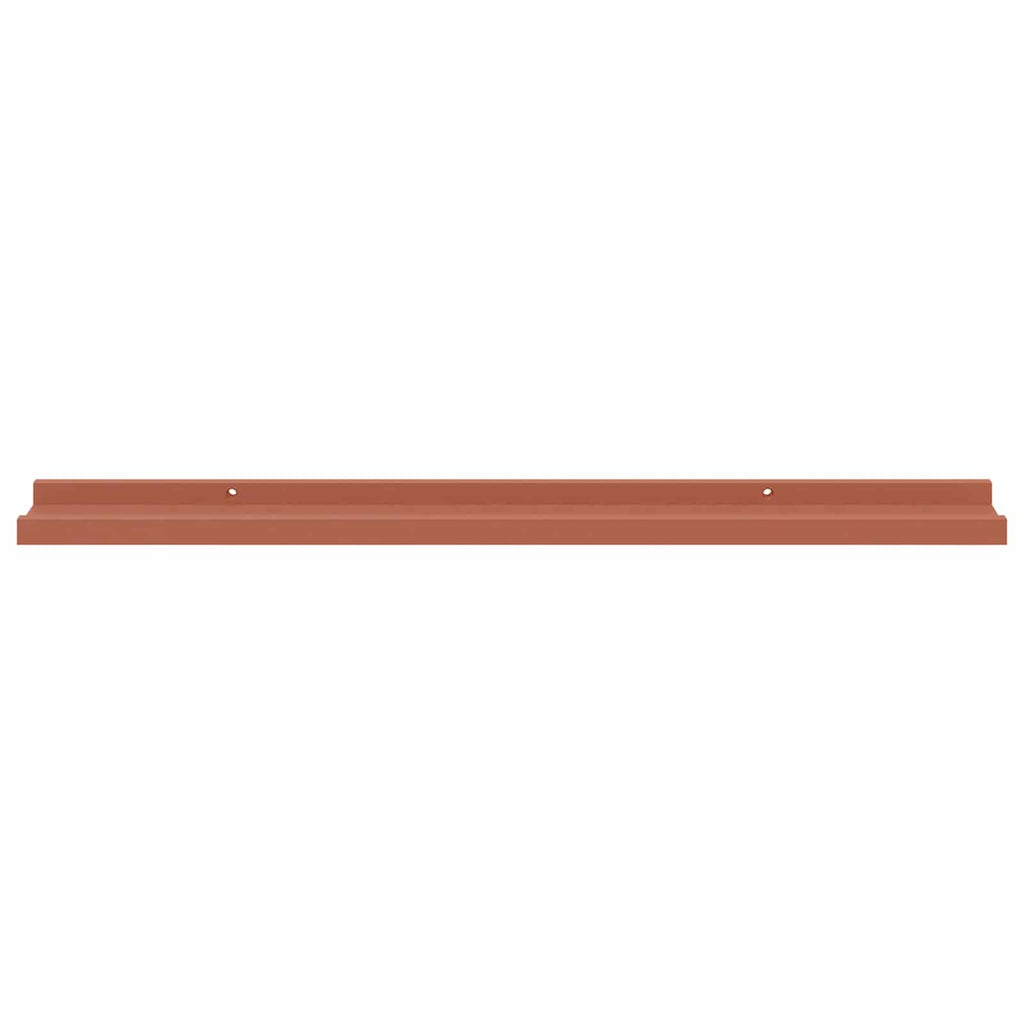 vidaXL Półka ścienna Do montażu na ścianie 2 pcs Czerwony