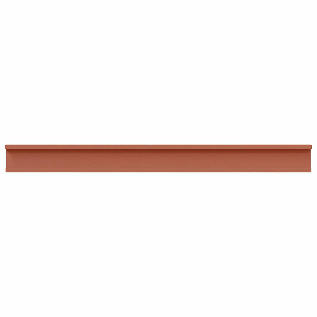 vidaXL Półka ścienna Do montażu na ścianie 2 pcs Czerwony