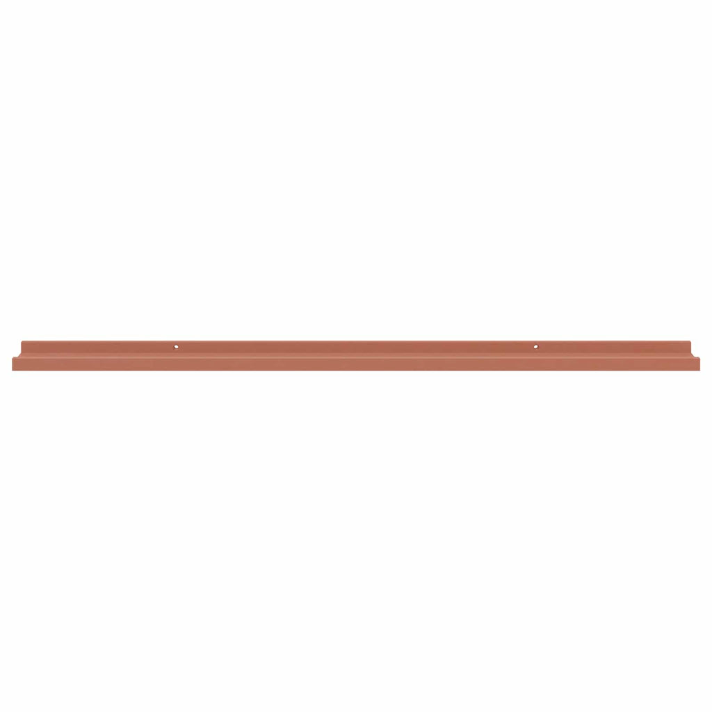 vidaXL Półka ścienna Do montażu na ścianie 2 pcs Czerwony
