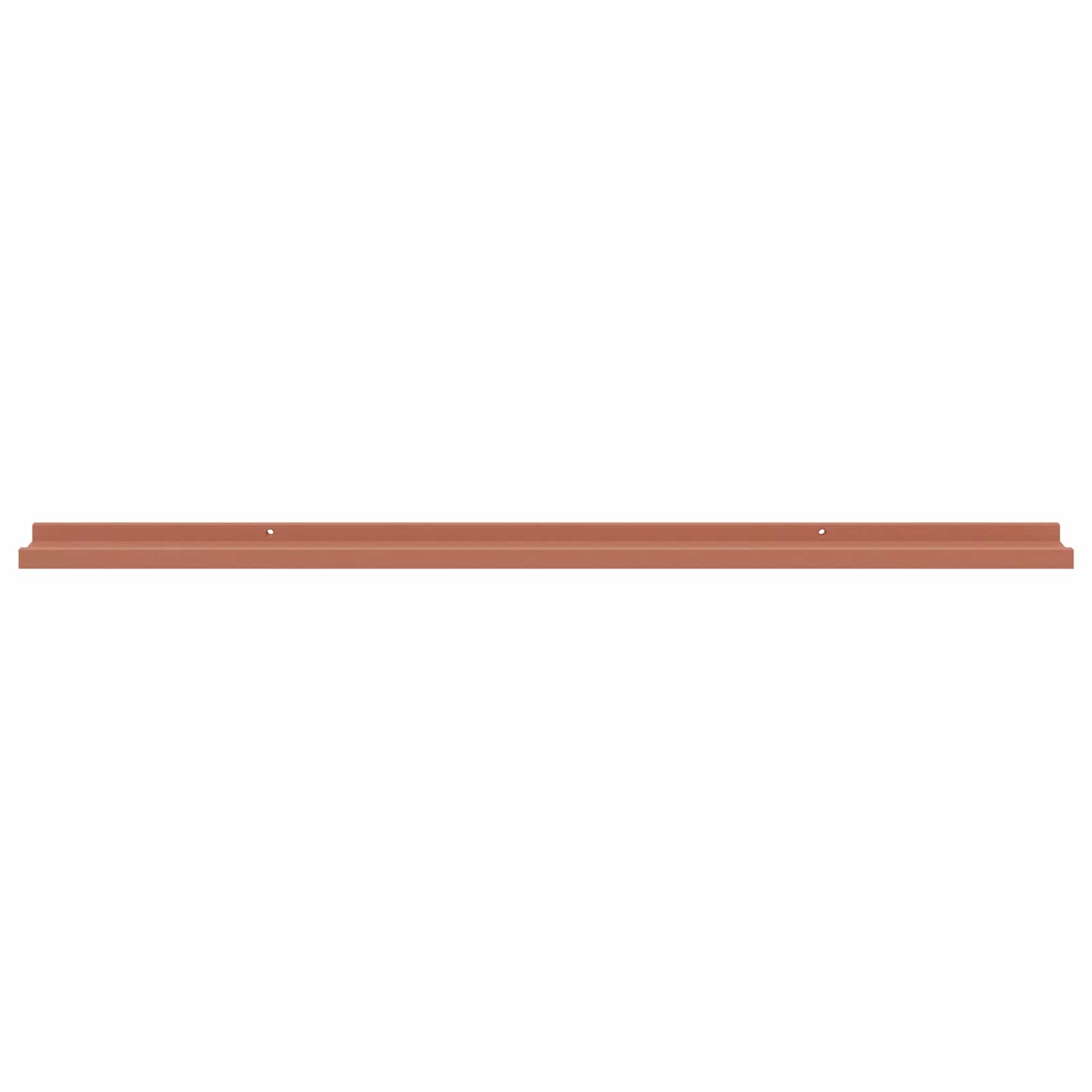 vidaXL Półka ścienna Do montażu na ścianie 4 pcs Czerwony