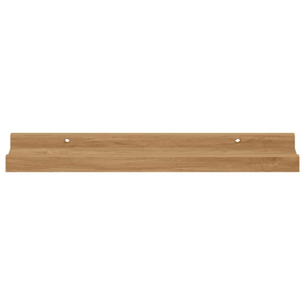 vidaXL Półka ścienna Do montażu na ścianie 2 pcs Brązowy 40 x 9 x 3 cm