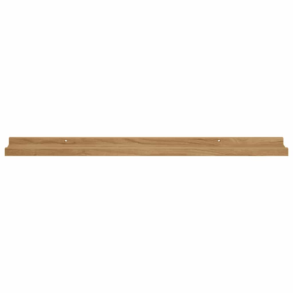 vidaXL Półka ścienna Do montażu na ścianie 2 pcs Brązowy 80 x 9 x 3 cm