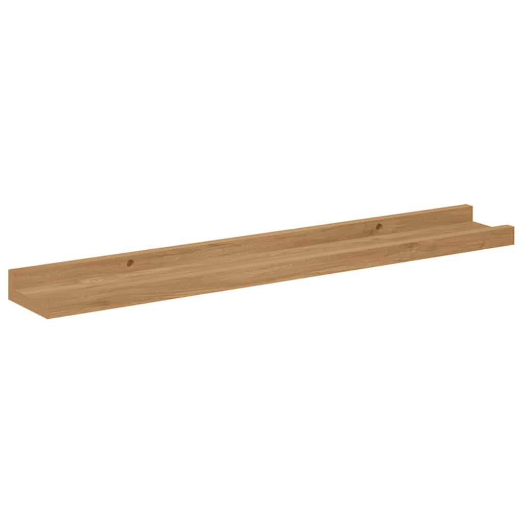 vidaXL Półka ścienna Do montażu na ścianie 4 pcs Brązowy 60 x 9 x 3 cm