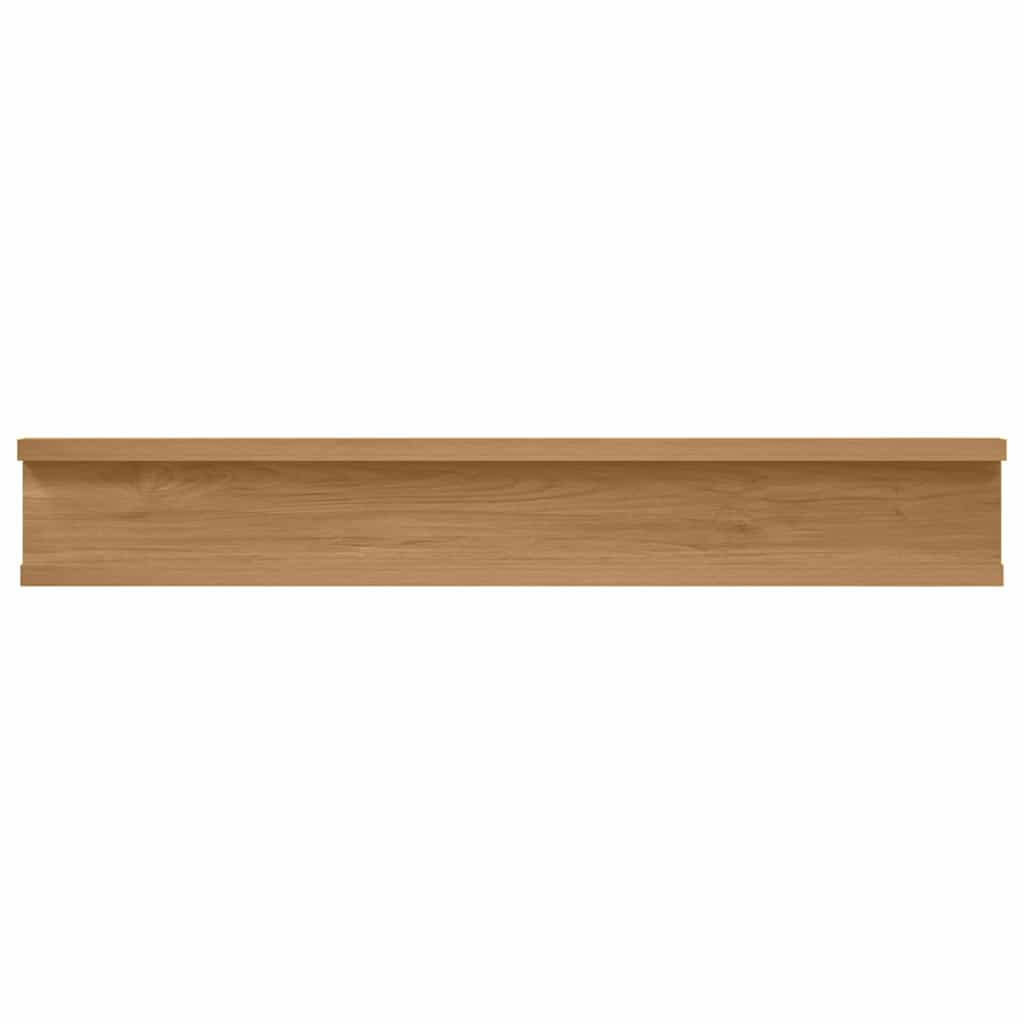 vidaXL Półka ścienna Do montażu na ścianie 4 pcs Brązowy 60 x 9 x 3 cm
