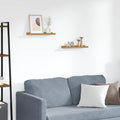 vidaXL Półka ścienna Do montażu na ścianie 2 pcs Beżowy 40 x 9 x 3 cm