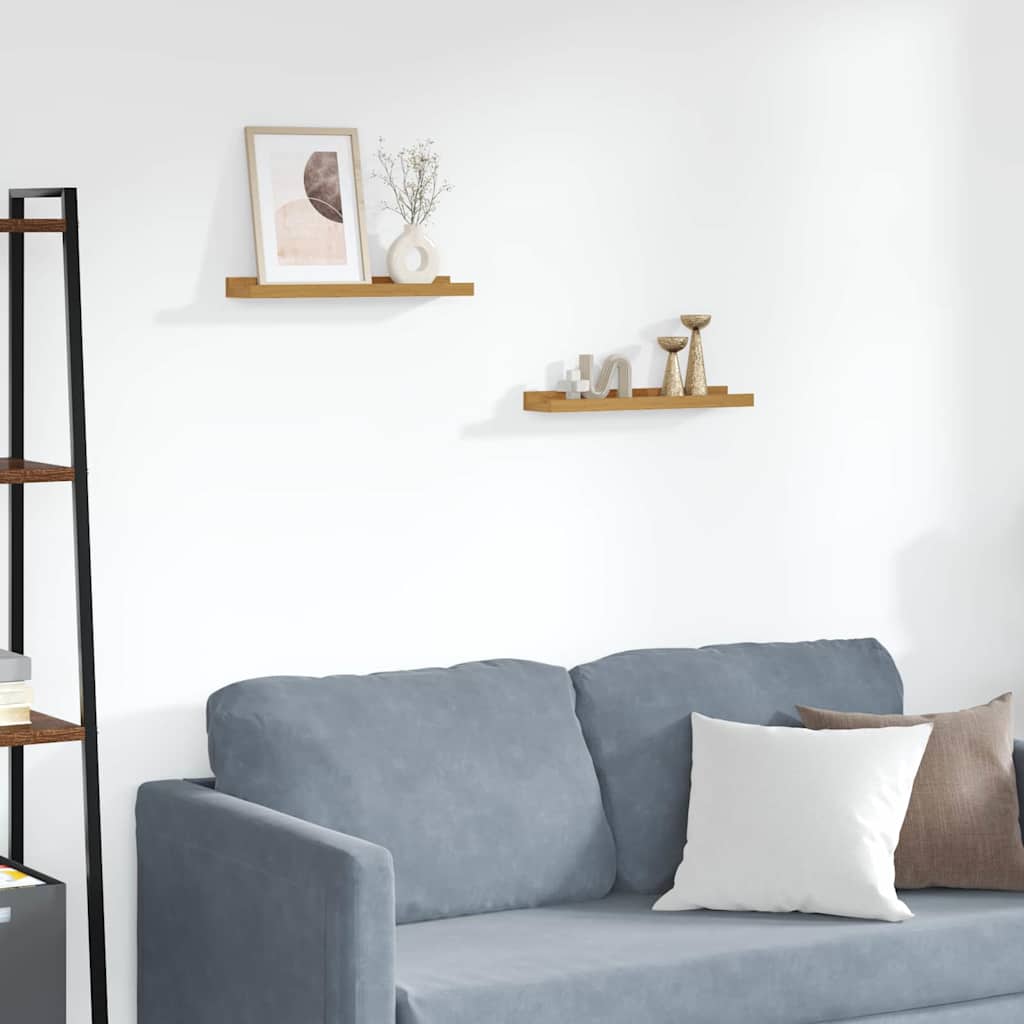 vidaXL Półka ścienna Do montażu na ścianie 2 pcs Beżowy 40 x 9 x 3 cm