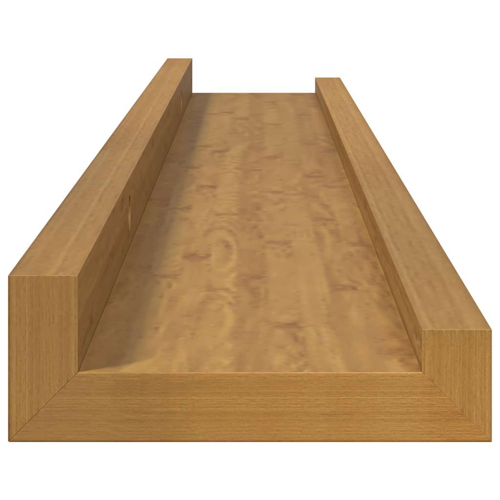 vidaXL Półka ścienna Do montażu na ścianie 2 pcs Beżowy 60 x 9 x 3 cm