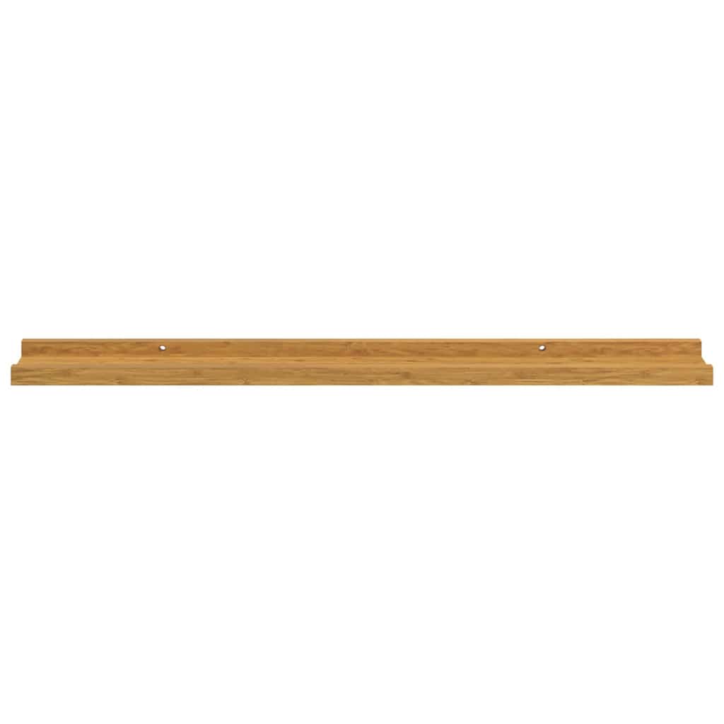 vidaXL Półka ścienna Do montażu na ścianie 2 pcs Beżowy 80 x 9 x 3 cm
