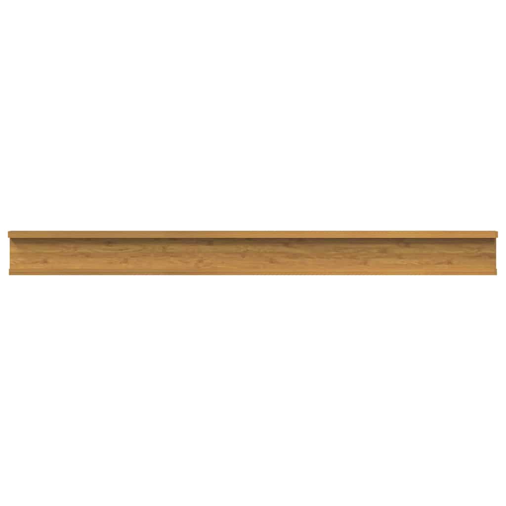 vidaXL Półka ścienna Do montażu na ścianie 2 pcs Beżowy 100 x 9 x 3 cm