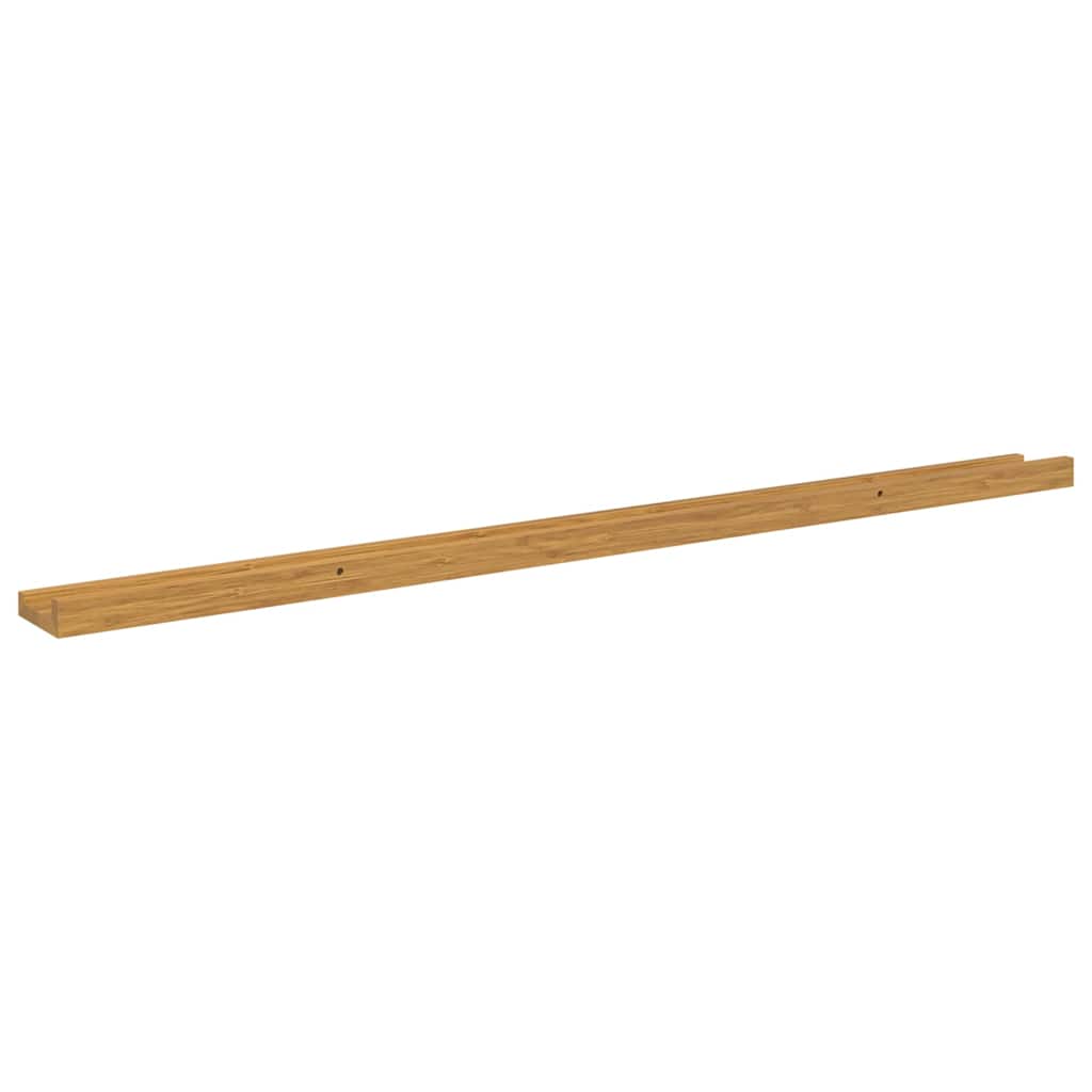 vidaXL Półka ścienna Do montażu na ścianie 2 pcs Beżowy 115 x 9 x 3 cm