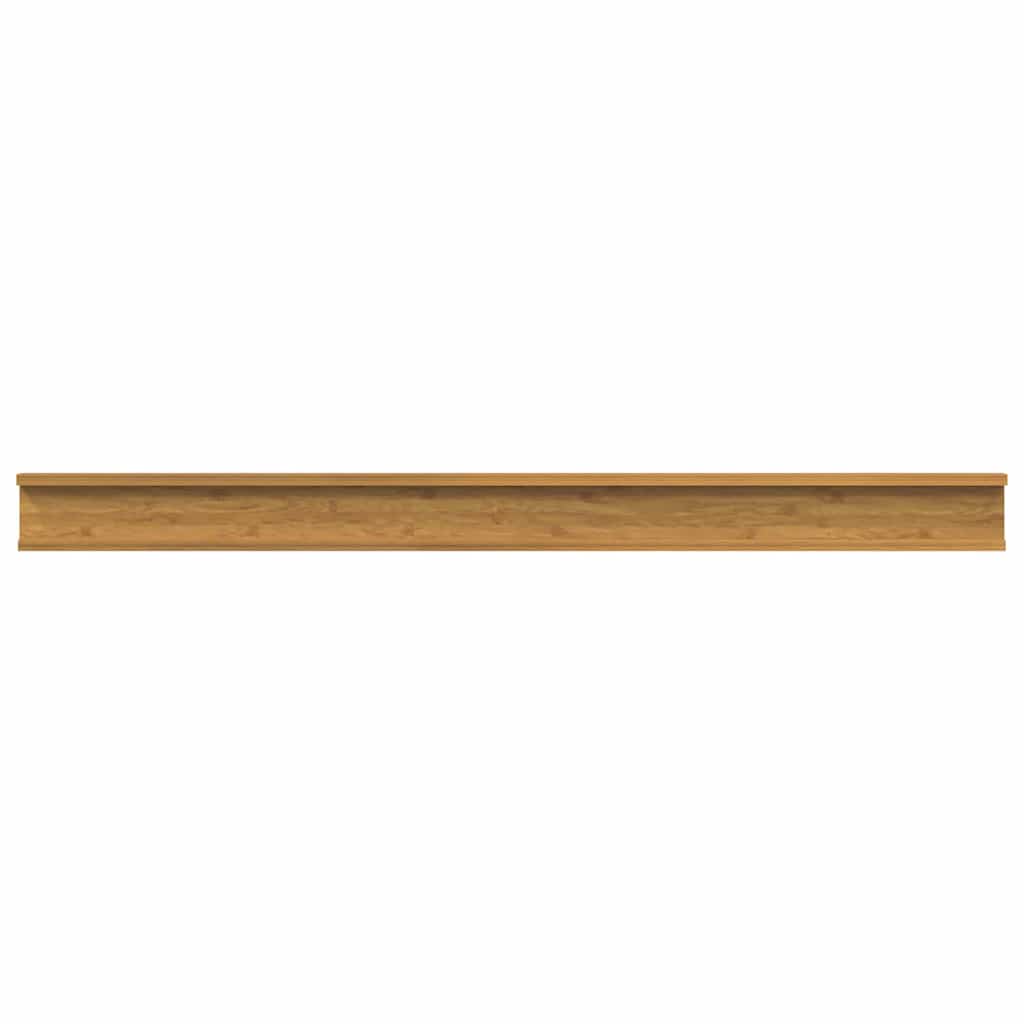 vidaXL Półka ścienna Do montażu na ścianie 2 pcs Beżowy 115 x 9 x 3 cm