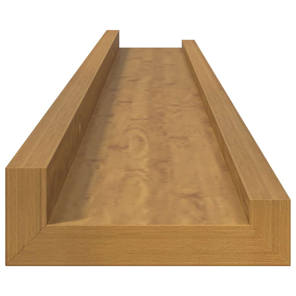 vidaXL Półka ścienna Do montażu na ścianie 4 pcs Beżowy 80 x 9 x 3 cm