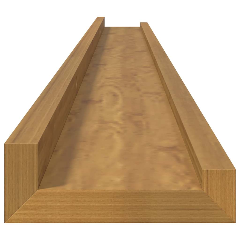 vidaXL Półka ścienna Do montażu na ścianie 4 pcs Beżowy 115 x 9 x 3 cm