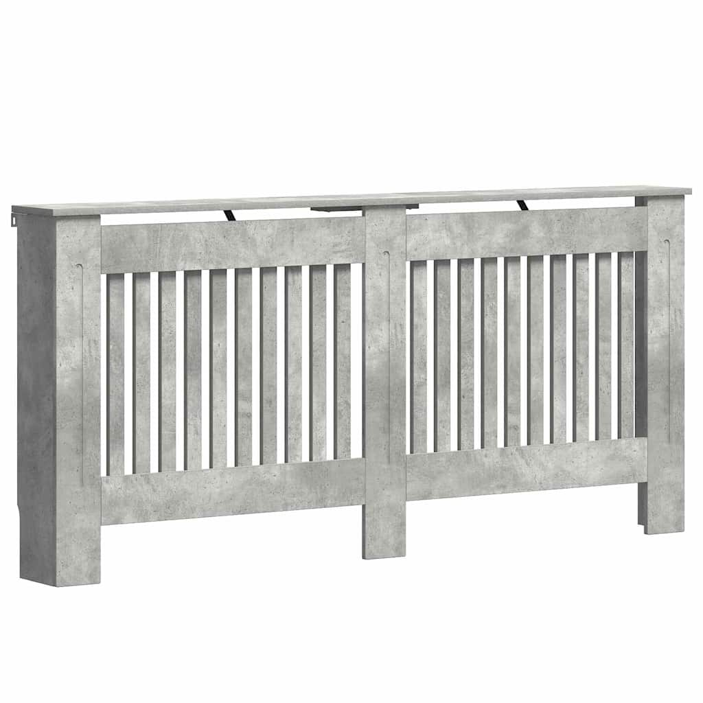 vidaXL Pokrywa Grzejnika Betonowy szary 172 x 19 x 81,5 cm